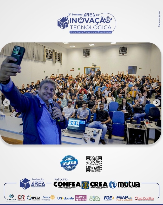 Casa cheia na abertura da 2ª Semana AREA de Inovação Tecnológica!